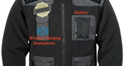 wireless charging work jacket